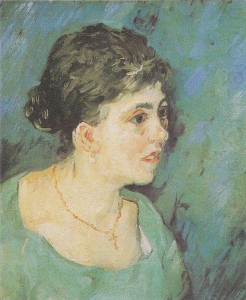 Vincent Van Gogh Portrait of a Lady in Blue china oil painting image